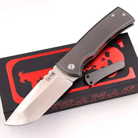 JUFULE Chavez Kickstop Ultramar Redencion Ceramic Bearing Titanium Mark M390 Survival EDC Tool Camp 