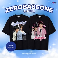 HOT Kaos Zerobaseone - Zhanghao Gunwook Yujin Taerae Hanbin Jiwoong Gyuvin Ricky Matthew - zb1 - Alb