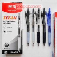 M&G Retractable Gel Pen TITAN 0.38mm-1.0mm | Gel Pen | Pen Pen