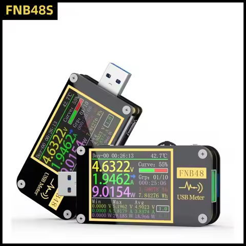 FNB48S PD Trigger Voltmeter Ammeter Current And Voltmeter USB Tester QC4 + PD3.0 2.0 PPS Fast Chargi