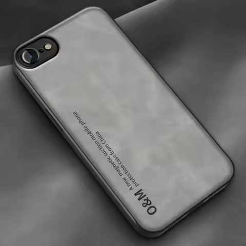 Luxury Magnetic Leather Case For iPhone 6 6S 7 8 Plus Back Cover Silicone Phone Case For iPhone 5 5S