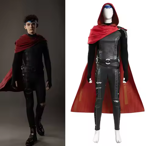 Agatha Cosplay All Along William Kaplan Costume Man's Top Pants with Cloak Headgear Outfit Billy Max