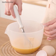 【TESG】 1000ml Egg Liquid Filtration Mixing Cup Built-in Filter Plate Clear for Bakery Ultrafine Filter Measuring Cup Hot