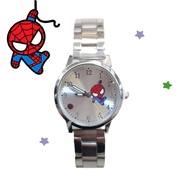 L67 Watch For Kid Marvel Spider-Man Waterproof Stainless Steel Cartoon Iron Man Captain America Stud