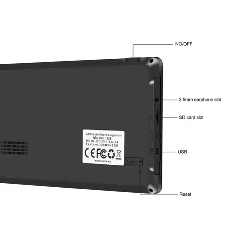 7 Inch HD Car GPS Navigation Touch Screen Navigation System Australia North America Europe Map Porta