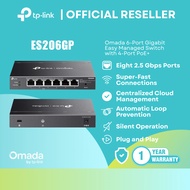 TP-Link ES206GP 6-Port Gigabit Easy Managed PoE+ Switch itw