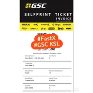 FastX GSC Movie Ticket