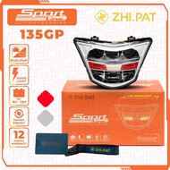 YAMAHA LC135 V1 ZHIPAT FRONT HEAD LAMP LED EXCITER 2010 LAMPU DEPAN 2 TONE LC V1 ZHI PAT EX2010 OLD