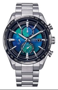 Citizen 星辰 AT8188-64L Unite with Blue Limited Edition Attesa Crono Super Titanio Radiocontrollato Watch 超級鈦金屬 光動能 手錶