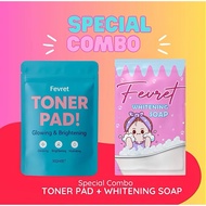 FEVRET SPECIAL COMBO SET TONER PAD + WHITENING SOAP ORIGINAL HQ