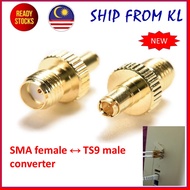 🔥ReadyStock🇲🇾🔥SMA Female to TS9 Male Adapter Converter for modem router B618 B529 E8372 E5573 E5577 