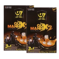 ( 02 Hộp) Cà phê Sữa hòa tan G7 Gu Mạnh X2 Trung Nguyên( Hộp 12 Gói)