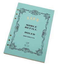 日本LiFE R Noble活頁紙筆記本/ A5/ 薄荷/ 橫書/ 6孔