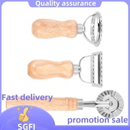 3Piece Ravioli Pasta Cutter Set, Ravioli Stamp Maker with Wooden Handle Ravioli Cutter Pasta Cutter 