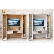 (Furniture Empire) Solid Wood TV Cabinet Combination Wall Cabinet