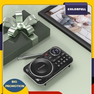 [Colorfull.sg] FM Radio Digital Radio TF/USB Portable Mini Radio Bluetooth-Compatible 5.0 Speak