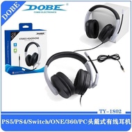 PS5 Wired Headset with Microphone PS4 Headset Switch/ONE/360/PC Universal TY-1802