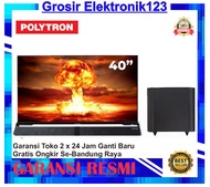 PTR LED TV Polytron Digital TV Cinemax Soundbar 40" 40 INCH PLD