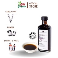 Halal Vanilla Extract Paste Powder Pod (Glycerine Base) 30ml