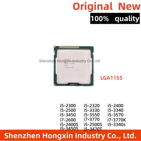1 piece Core LGA1155 i5-2300 2400 2500 3470 2600s 3570s 3770s 2600k