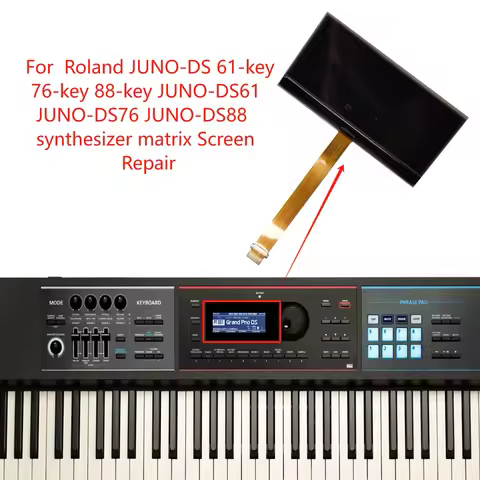 Original LCD screen for Roland JUNO-DS 61-key 76-key 88-key JUNO-DS61 JUNO-DS76 JUNO-DS88 synthesize