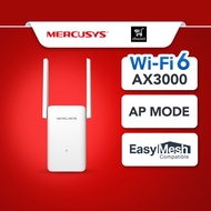 【New】Mercusys ME80X AX3000 Wi-Fi 6 Range Extender | Easy Mesh & WPS Setup (Powered by TP-Link)