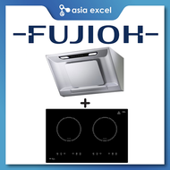 FUJIOH FR-SC2090R 90CM CHIMNEY HOOD + FUJIOH FH-ID5120 2 ZONE INDUCTION HOB