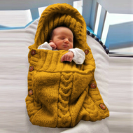 Pijar - Selimut Bayi Rajut Kupluk Topi Sleeping Bag Bedong Instan Baby Newborn Laki Laki Perempuan