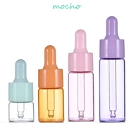 MOCHO 7 Pcs Glass Essential Oil Vials, Reusable Empty Mini Dropper Bottle Set, Sample Refillable 5ml