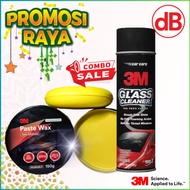 ( Ready Stock) Combo Sale 3M Paste Wax  39526LT, (150g) + 3M Glass Cleaner for Windscreens