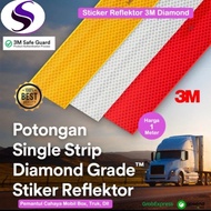 Stiker Reflektor Mobil 3M Stiker Reflektif Diamond Pemantul Cahaya Perekat Lakban Dengan Scotlight W