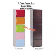Kitty 5 Door Colour Box / Book Case / Book Shelf