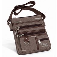 Men’s Kain Jeans Crossbody Sling Bag Multi Pocket Casual Shoulder Messenger Bag Travel Everyday Beg
