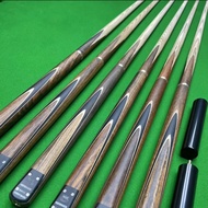 Elegant appearance Snooker Cue Wooden 8-ball Set Black Large Head Durable Pool Equipment