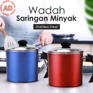 Saringan Minyak Stainless / Oil Pot / Tempat Minyak Berkualitas / Oil Pot Tebal Berkualitas / Oil Pot CF-14 / Saringan Minyak Serbaguna