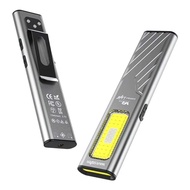 Mini Flashlight EDC Magnet LED EDC - 800LM USB Rechargeable Flashlight Torchlight Lampu Suluh