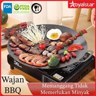 Alat Panggangan BBQ - Tempat Grill Pan Bulat Piring Korbeq - Royalstar