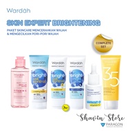 Wardah Skin Expert Brightening Skincare Package Brightens the Face & Shrinks Facial Pores