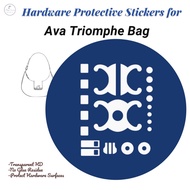 Bag Lover | Hardware Protection Sticker For Ava Bag In Triomph / Ava Triomph Bag Transparent Microcr
