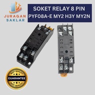 LY2 LY2N TIMER H3Y 8 PIN 8 LEGS RELAY MOUNTING SOCKET PYF08A-E