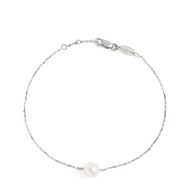Redline White Gold and Akoya Pearl Sensuelle Chain Bracelet