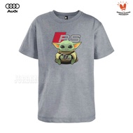 Tshirt Baju Kaos Audi Baby Yoda Hug