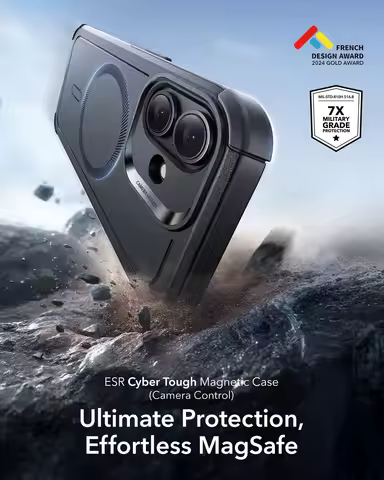 ESR for 17 Pro Max Case With Camera Control Button Military-Grade Protective Magnetic Phone Case For