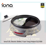 Iona 5L Yuan Yang Pot Electric Steamboat/Skillet/Hotpot GLS189 | GLS 189 [One Year Warranty]