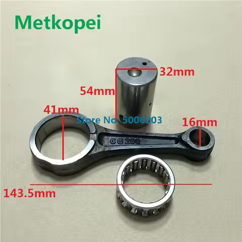 Motorcycle CG250 ZS250 crankshaft connecting rod for Honda 250cc CG 250 con rod with needle bearing