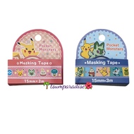 Pokemon Washi Paper Masking Tape 15mm x 3m