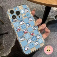 Cute Doraemon Emoji Phone Case For Redmi Turbo 5 Max 4 3 Y3 Y2 Y1 A5 A4 5G A3X A3 A2 A1 Plus 8 8A 7 