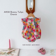 LittleBeanie A9130 BREEZY TULIPS ONESIE