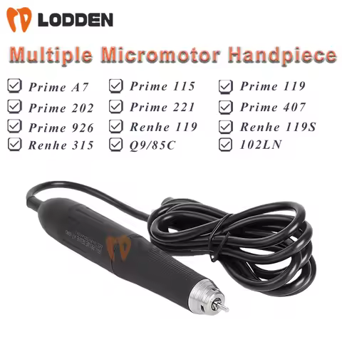 Dental Micromotor Handpiece Brush/Brushless 2.35mm Polishing Nail Drill Pen Handpiece Dental Lab Mic