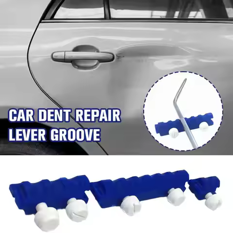 3pcs Car Dent Repair Tools Puller Removal Kit Leverage Pivot Protection Tool Body Limiter Hook Repai